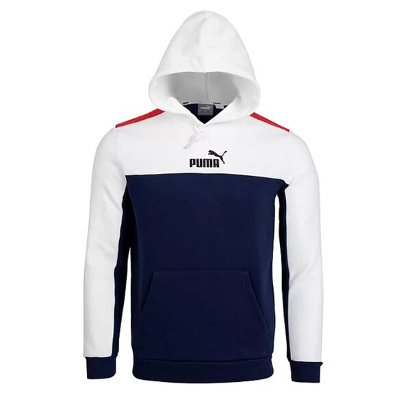 Puma Men's Essentials Block Hoodie‎ - Picture 1 of 6